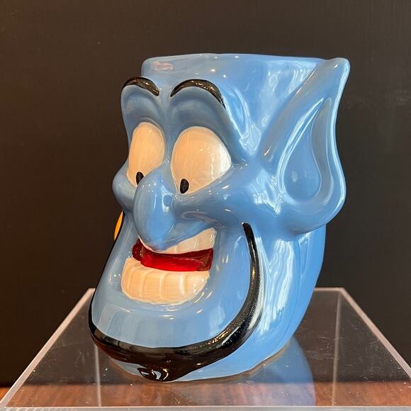 Disney Aladdin Genie Face Mug Ceramic Coffee Cup Novelty Collectible Character - Picture 1 of 8